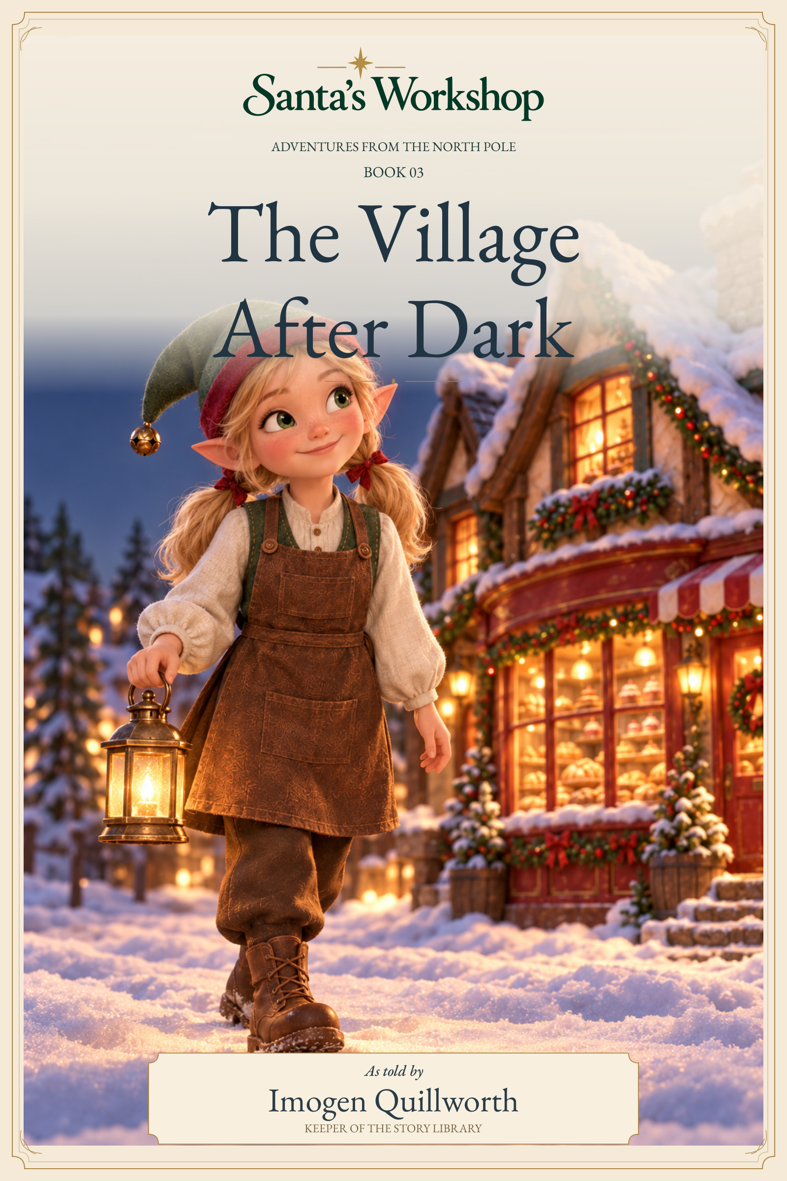 The Village After Dark, illustrated book cover